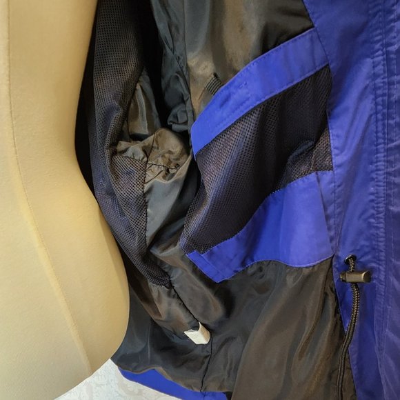 Pacific Trail Blue Lightweight Windbreaker with Hood - Picture 5 of 13